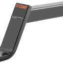 CURT 45280 Class 3 Ball Mount with 1" Hole, 4" Rise or 6" Drop fits Trailer Hitches with 2" x 2" Receiver Tube Opening | Corrosion, Scratch & UV Damage Resistant