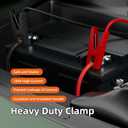 RVBOATPAT Jumper Cables Clamps Compatible with D.ewalt 20V Battery Jump Starter, 2FT 8AWG Silicone Wire Car Battery Jumper Cable with Adapter, Automotive Booster Cable for Lawn Mower Tools