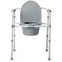 Commode, 3-1, Medline Steel Folding