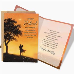 Romantic Husband Father's Day Card, Father's Day Card for Husband from Wife, Sentimental Father's Day Cards for Him from Wife
