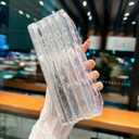 Magnetic for Samsung Galaxy S24 Plus Case Compatible with MagSafe Cute Floral Flower Clear Aesthetic Women Girls Slim Transparent Trendy Shockproof Case for S24 Plus, Green Leaves