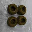 Tinideya 4 Pcs Mossy Cave Hide Artificial Green Reptile Mossy Hideout 4 Inch Humidity Crested Gecko Tank Decor for Pet Reptile Frogs Snakes Turtle Spider Lizard Chameleon, Terrarium Vivarium Decor