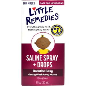 Little Remedies Saline Spray and Drops, 30ML