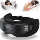 RENPHO Eyeris Shift Eye Massager for Migraines [2025 Upgraded], Heated Eye Massager & Sleep Mask for Relaxation, Birthday Gifts for Women/Men/Mom/Dad, Music Temple Fack Mask Massager, Improve Sleep