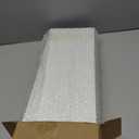 Natural Wood Floating Shelves with Lip, 40 Inch Long White Floating Wall Shelves with Metal Bracket, Set of 2 Picture Ledge Shelf Wall Mounted Shelves for Living Room, Bedroom and Kitchen.