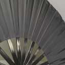 2 Pcs Large Rave Fan Set with Folding Summer Hand Fan Holster for Festival Line Dancing Festival Party