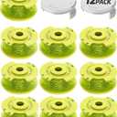 Weed Wacker String Compatible with Ryobi One Plus+ AC80RL3, 0.08'' String Trimmer Refill Line,Weed Eater String Compatible with Ryobi 18V, 24V, 40V Trimmers(10 Replacement Spools, 2 Trimmer Caps)