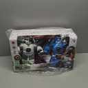 Sharper Image Mecha Rivals Remote Control Battle Robots, Two-Player Wireless Fighting Set with Lights and Sounds (Blue and White)