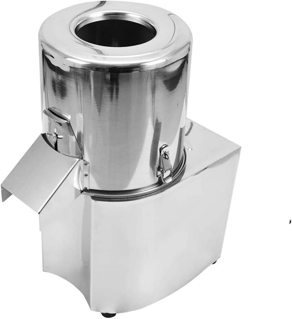 Commercial Electric Food Processor 550W  Heavy Duty Vegetable Chopper Machine  Stainless Steel Body & Blades  120Kg/H High Capacity  for Restaurant & Kitchen Use (110V)