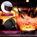 Umigy 6 Pcs 5L LED Ice Buckets Clear Plastic Ice Bucket Large Capacity Light RGB Colorful LED Cooler with Lights for Champagne Wine Beer Party Bar Club