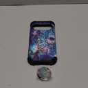 Hocase for Google Pixel 9 Pro XL Case, Shockproof Heavy Duty Protection Hard Plastic+Silicone Rubber Bumper Hybrid Protective Case for Google Pixel 9 Pro XL 6.8" 2024 - Mandala in Galaxy