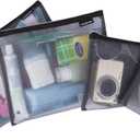 Travelon Set of 4 Mesh Pouches, Gray, 9.5 x 12.75 x 0.5