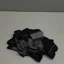 Plantar Fasciitis Sock (6 Pairs) for Men and Women, Compression Foot Sleeves with Arch and Ankle Support (Black, Large)