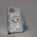 MARKILL Compatible with iPhone 14 Case/iPhone 13 Case 6.1 Inch with Built-in Ring Stand, Military Grade Drop Protection Full Body Rugged Heavy Duty Protective Durable Cover. (Ice Blue)