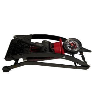 Bicycle Air Pump Foot Pump Single with Pressure Gauge Max PSI 100.  Max Volume 370 cm3
