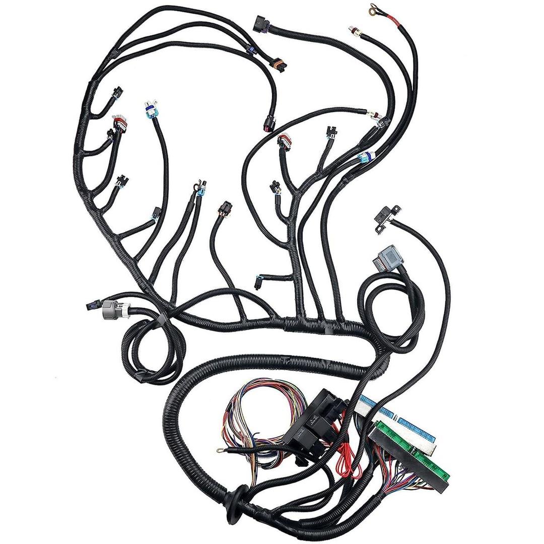 LS Swap Harness,Engine Wiring Harness Professional Standalone Wiring Harness with 4L60E Transmission Drive By Wire, Compatible with DBW LS3 Engines 4.8 5.3 6.0 2003 2004 2005 2006 2007
