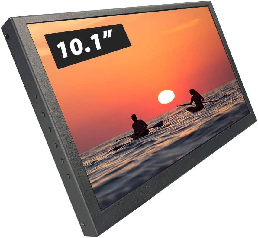 HDMI Monitor 10 inch IPS Small 1024x600 Portable Display Portatil 10.1 inch LCD Display Metal Shell Mini Screen for PC Laptop Raspberry Pi 4 3