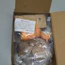 12PCS Large North American Animal Figurines, Realistic Safari Woodland Jungle Animals Figures Toys Includes Crocodile,Wolf,Bear,Deer, Birthday Gift Party Favors Valentine's Day Gifts for Kids