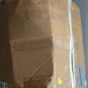 Ergonomic Office Chair-Computer PU Leather X-Shaped Desk Chair-Gaming Chair with Adjustable Flip-up Armrests Lumbar Support Mesh Executive Chair for Long Hours Office (Black)