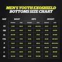 Storelli ExoShield Goalkeeper Pants, High-Impact Protection, Sweat-Wicking, Breathable Athletic Full Length Pants for Soccer & Heavy-Duty Sports, Black, Youth Large