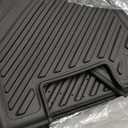 LASFIT Floor Mats for Kia Carnival Hybrid 8-Seat 2026 2025 (Not Fit Gas) | All Weather TPE Custom Fit Floor Liners, Full Set Car Mats with Backrest Mats & Cargo Trunk Mat Accessories, Black