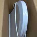 ZMJH ZMA102 Bidet Toilet Seat, Unlimited Warm Water, Vortex Wash, Electronic Heated, Warm Air Dryer, Rear and Front Wash, LED Light, Need Electricity, White, (Elongated)