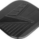 Fuel Tank Door Cap for Hyundai Tucson 2021-2025 Fuel Filler Flap Cover Adhesive Type Carbon Fiber Black ABS Fuel Filler Door Gas Cap