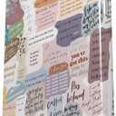 Bible Verse Collage Case for iPhone 12/12 Pro,Christian Jesus Quotes Pattern,Full Cover Smooth Tough PC Case for iPhone 12/12 Pro