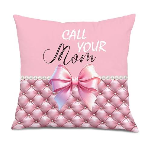 Throw Pillow Covers Call Your Mom 18x18, Gifts