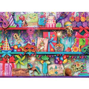 Buffalo Games - Aimee Stewart - Pretty Party - 1000 Piece Jigsaw Puzzle for Adults -Challenging Puzzle Perfect for Game Nights - Finished Size is 26.75 x 19.75