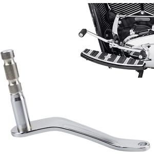 Extended Shifter Shaft Shift Arm for Harley FL Softail 2018-2024 Models Equipped with footboards Softail Slim FLSL Heritage Classic Fat Boy Deluxe FLDE,Chrome