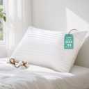 Hypoallergenic 100% Cotton Soft Down Alternative Pillows, King Size Set of 2, Luxury Hotel Quality, Ideal for Side, Back and Stomach Sleepers, Oeko-TEX Certified