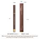 Eyebrow Pencil, 2Pcs Waterproof Microblading Eyebrow Pens, 4 Tip Precise Eye Brow Makeup Pen for Women to Effortlessly Create Hair Like Natural Brows, Non Dry Out and Last All Day (Taupe)