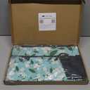 Rhino Valley Walker Bag, Secure Fit Walker Basket with Cup Holder, Large Capacity Foldable Walker Accessories for Seniors, Detachable Folding Walker Pouch Organizer for Older Elderly Gifts, Lily (Open)