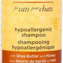 Burts Bees for Pets Hypoallergenic Cat Shampoo with Shea Butter and Honey, Gentle Kitten Shampoo for Indoor Cats with Dry or Sensitive Skin, Cat Bathing Supplies, 10 Fl Oz