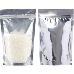 100 Pack Mylar Bags for 6x9 Stand Up Food Storage and Resealable Bags for Small Business Packaging Supplies Great for Party Favor Food Storage Bags (sliver)