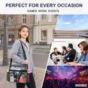 Oraben Clear Tote Bag Clear Bag Stadium Approved 12x6x12 Stadium Bag for Work, Sports Games, Gym
