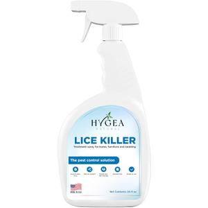 Lice Spray for Home, Furniture, Bedding - Natural Treatment for Head Lice - Family Friendly and pet Safe - Stain and Scent Free (24 Fl Oz (Pack of 1)