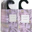ROSE COTTAGE Large 7 Packs Lavender Hanging Closet Deodorizer Air Freshener Long Lasting Scented Sachets Smell Goods for House