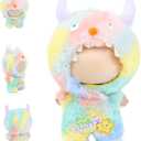 3 x Clothes for labubu Doll 17cm Accessories Suit Cute Clothes for Doll Dress up Monster Style OutfitsDopamine
