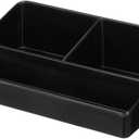 Tofficu Tea Bag Organizer with 10 Compartments Portable Tea Storage Box 6.10X4.13X1.77 Inch for Kitchen Countertop Seasoning Packet Holder and Coffee Stand for Home and Office