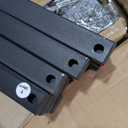 Olee Sleep 18 Inch Heavy Duty Steel Slat Anti-Slip Support, Easy Assembly Platform Bed Frame, Noise Free Steel Mattress Foundation, Maximum Storage, No Box Spring Needed, Black, Cal King Size