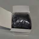 Tatuo Faux Fur Fabric Christmas Fluffy Fuzzy Craft Fake Fur Cuts Shaggy Synthetic Plush Patch Sewing DIY Winter Halloween Costume Gnome Beard Miniature Dolls Rugs Mats Gift(Black,2 x 100 Inch)