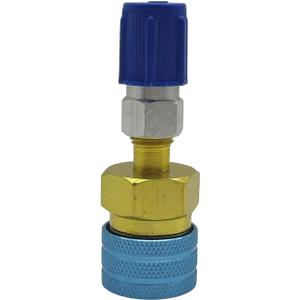 R1234YF to R134A Low Side Quick Coupler, R1234YF Low Side Quick Coupler, R12 to R134A Hose Adapter Fitting Connector Compatible with Car Air-Conditioning AC Charging R1234YF to R134A Low Side Quick Coupler, R1234YF Low Side Quick Coupler, R12 to R134A Hose Adapter Fitting Connector Compatible with Car Air-Conditioning AC Charging
