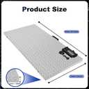 1100Lbs x 0.2Lbs Digital Livestock Scale Stainless Steel Non-Slip Platform Scale Electronic Heavy Duty Postal Shipping Scale for Large Pet Dog Goat Pig Cattle Sheep