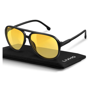 livho Trendy Polarized Aviator Sunglasses Women Men, Retro Sun Glasses for Women Men 2025, Oversized UV Protection Shades