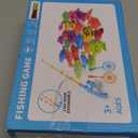 Magnetic Fishing Pool Toys Game for Kids Toddlers, Water Table Bathtub Toy with Pole Rod Net Plastic Floating Fish, Water Bath Pool Outdoor Toys for Kids Toddlers Baby Age 3 4 5 6 Year Old