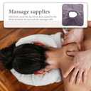 FOMIYES Breathable Massage Table Cover with Face Hole for Spa and Beauty Salon Soft Microfiber Sheets for Esthetician Bed Comfortable Multi-Functional Massage Bed Cloth 15.75X15.75 Inc