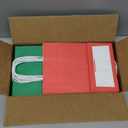 32 Pack Paper Gift Bags with Handles, 5.8"×3.2"×8.25" Party Favor Bags, Gift Bags, Small Gift Bags with Handles, Party Bags, Small Goodie Bags Bulk for Birthday, Crafts, Wedding, Party Supplies (8 Colors)