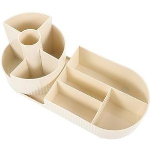 SHERCHPRY Capacity Desktop Rotary Makeup Brush Holder Stylish Cosmetics Organizer for Makeup Brushes Lipsticks and Items and Storage for Dresser